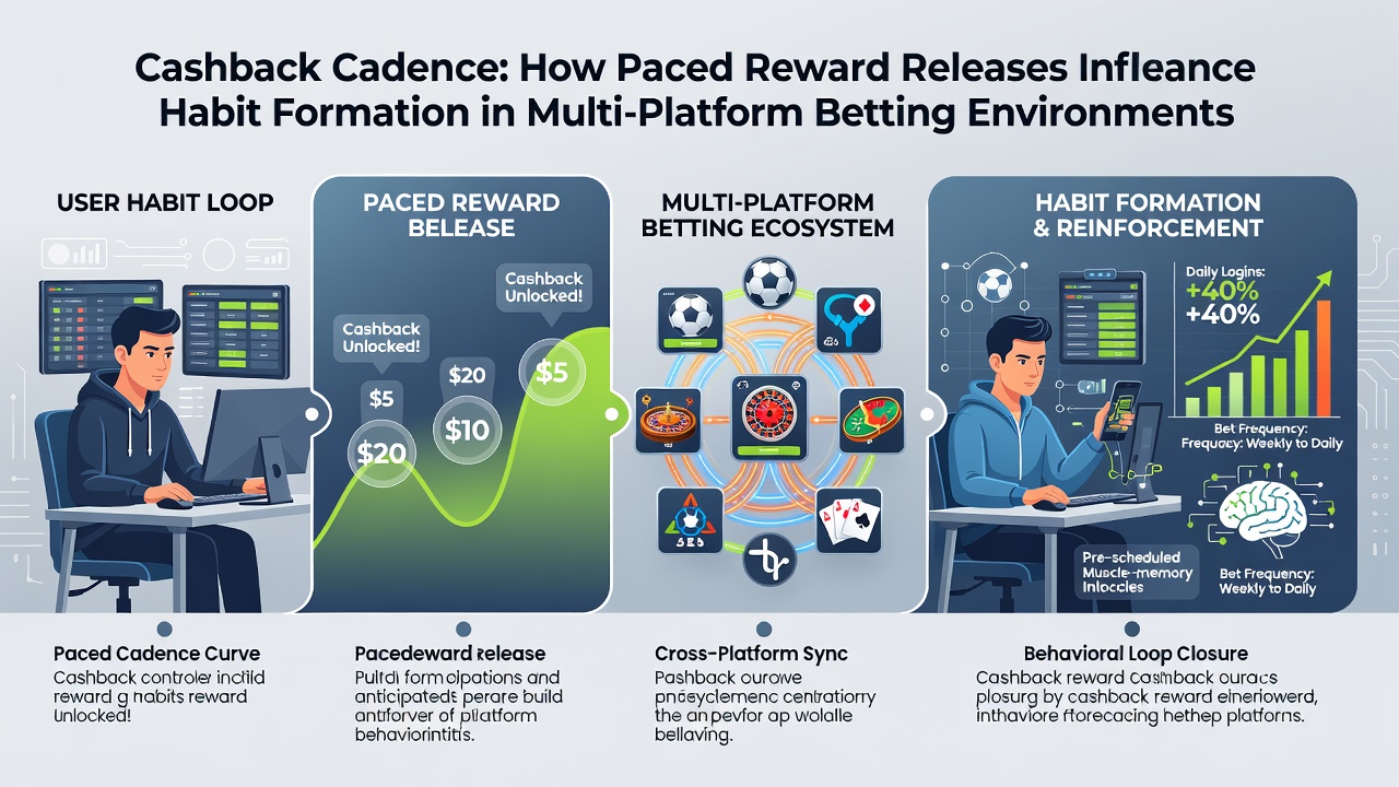 Graph showing user engagement curves tied to scheduled cashback releases