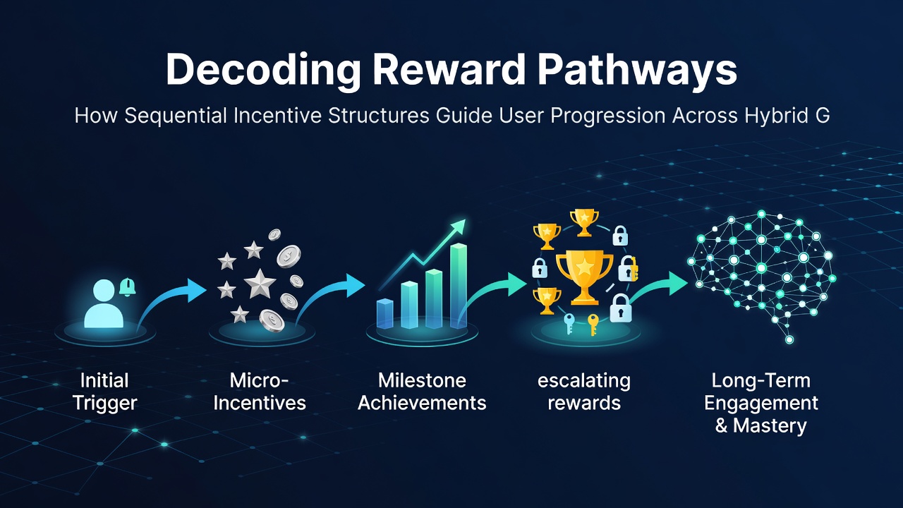 Illustration of user progression stages through layered incentives on hybrid sports and casino platforms