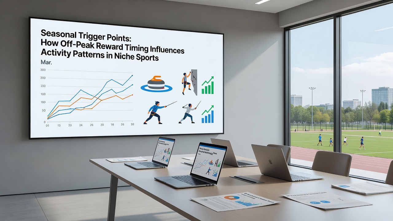 Infographic illustrating activity pattern changes across off-peak and peak periods in niche sports wagering